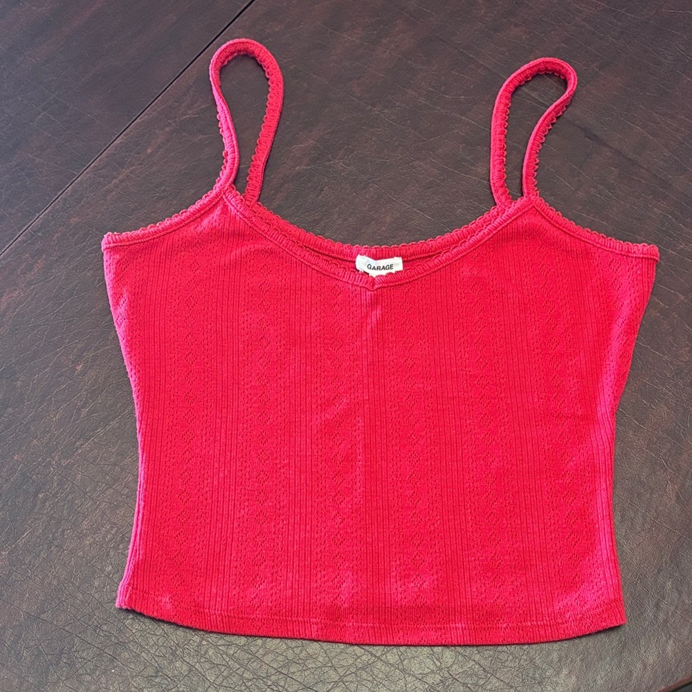 Garage Red Camisole Top